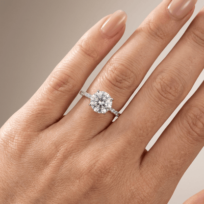 Classic Round Zirconia Silver Ring by Rose & Oliver - product image 2