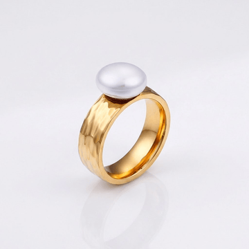 Gold Pearl Vintage Ring by Rose & Oliver - product image 1