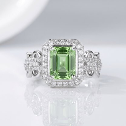 Emerald Halo Ring by Rose & Oliver - product image 1