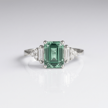 Silver Diamond Trio Ring by Rose & Oliver - product image 1