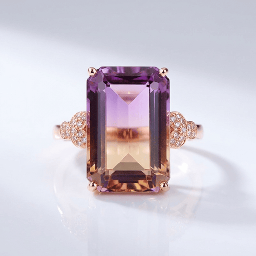 Rose Gold Ametrine Ring by Rose & Oliver - product image 1