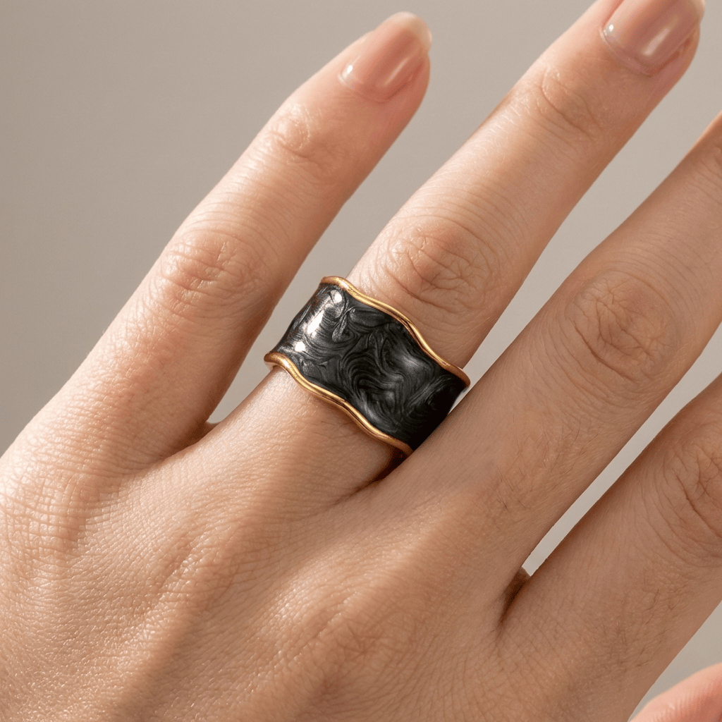 Handmade Art Vintage Ring - (Adjustable) by Rose & Oliver - product image 4
