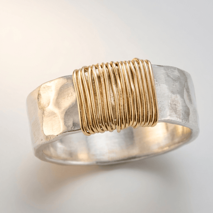 Handmade Silver & Coil Ring by Rose & Oliver - product image 1