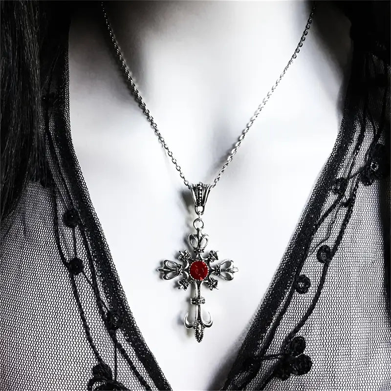 Veldrith Noirelle Necklace | White Gold by Rose & Oliver - product image 2