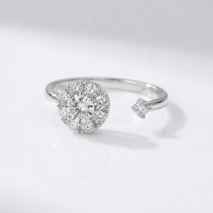 Diamond Cluster Ring - (Adjustable) by Rose & Oliver - product image 1