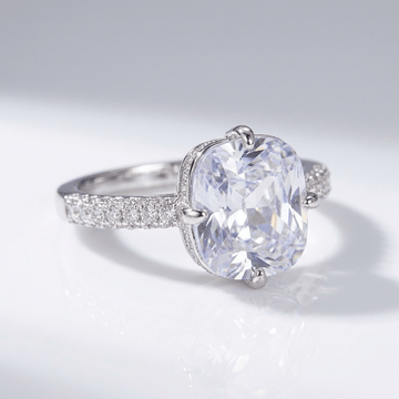 Oval Zirconia White Gold Elegant Ring by Rose & Oliver - product image 1